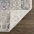 thumbnail image 4 of BoutiqueRugs Burnettsville Oriental Boho Vintage Area Rug - Farmhouse Traditional Patterned Carpet for Living Room, Bedroom - Blue, Beige, Cream, Navy. - 5'1" x 7'3", 4 of 11