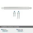 thumbnail image 4 of Amerock Balon 7-9/16 inch (192mm) Center-to-Center Polished Chrome Cabinet Pull, 4 of 6