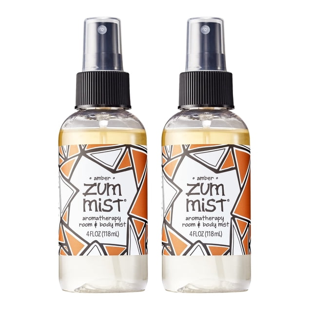 Spray para habitación y cuerpo Zum Indigo Wild Amber Scent 120 ml (paquete de 2)