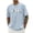 Light Blue, variant on Men's Casual Short Sleeve T Shirt with City Letter Print Crew Neck Graphic Tee for Everyday Wear