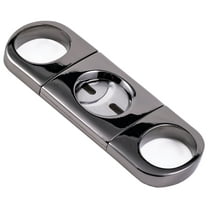 Heavy Body Guillotine Cigar Cutter - 60 Ring Gauge - Gun Metal