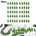 thumbnail image 4 of 100 Pcs Model Trees, Miniature Landscape Scenery Trees Model Train Railroad Diorama Scenery Landscape for HO OO Scale 65mm Railroad Architecture Scenes, 4 of 9