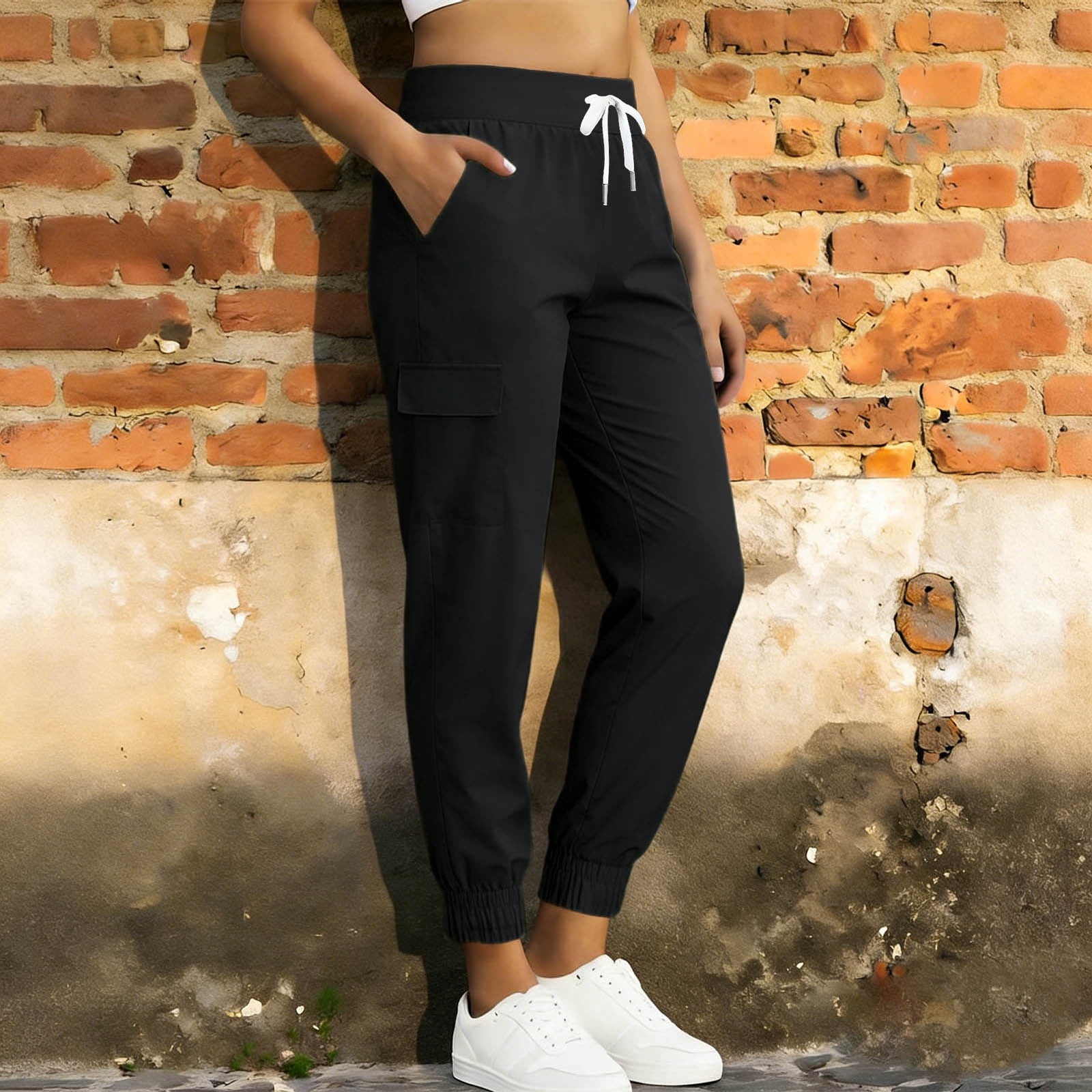 パンツ DRAWSTRING HEM RASH GUARD PANTS Kvture Rash Guard Pants for Women High Waist Drawstring Quick Dry
