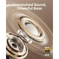 thumbnail image 4 of Soundcore AeroClip Open-Ear Clip-on Earbuds, AI Clear Calls with 4 Mics, Champagne Mist, 4 of 6