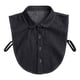 thumbnail image 1 of Cuello falso de mezclilla con solapa para mujer, fácil de abotonar, para camisas, suéteres, vestidos, chaquetas, accesorios de capas, 1 of 7