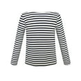 thumbnail image 3 of Girls T-shirt Striped School Uniform 7-8, 3 of 6