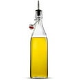 thumbnail image 2 of Swing Top Clear Glass SQUARE Bottle With Airtight Stopper - 33.75 oz. (2 Pack) Flip-Top Bottles Great for Oil and Vinegar, Beverages, Homemade Juices, Smoothies, (Not For Carbonated Beverages), 2 of 3