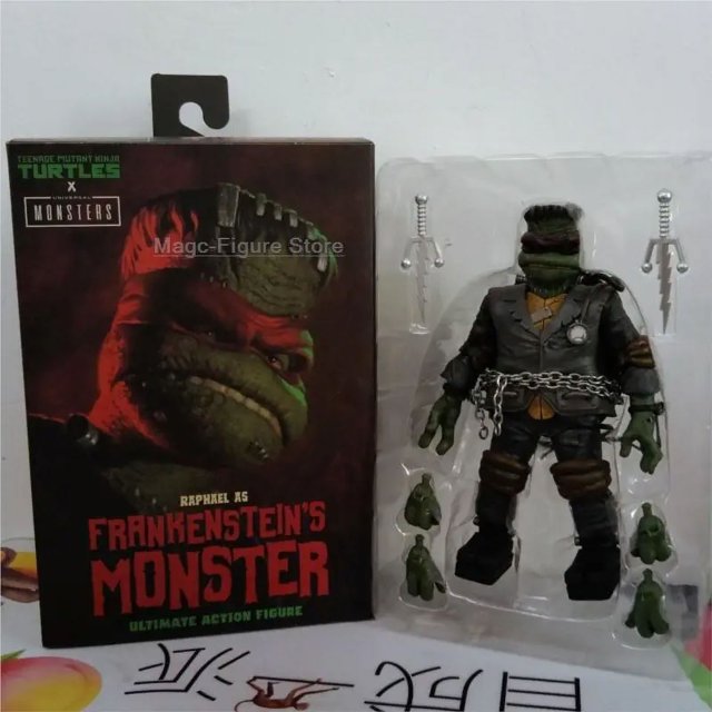 Neca-figura de acción de Donatello, juguete de Anime de Tortugas Ninja Mutantes adolescentes, hombre Invisible Fivean unisex