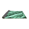thumbnail image 2 of Ahgly Company Indoor Rectangle Animal Turquoise Blue Modern Area Rugs, 2' x 4', 2 of 4