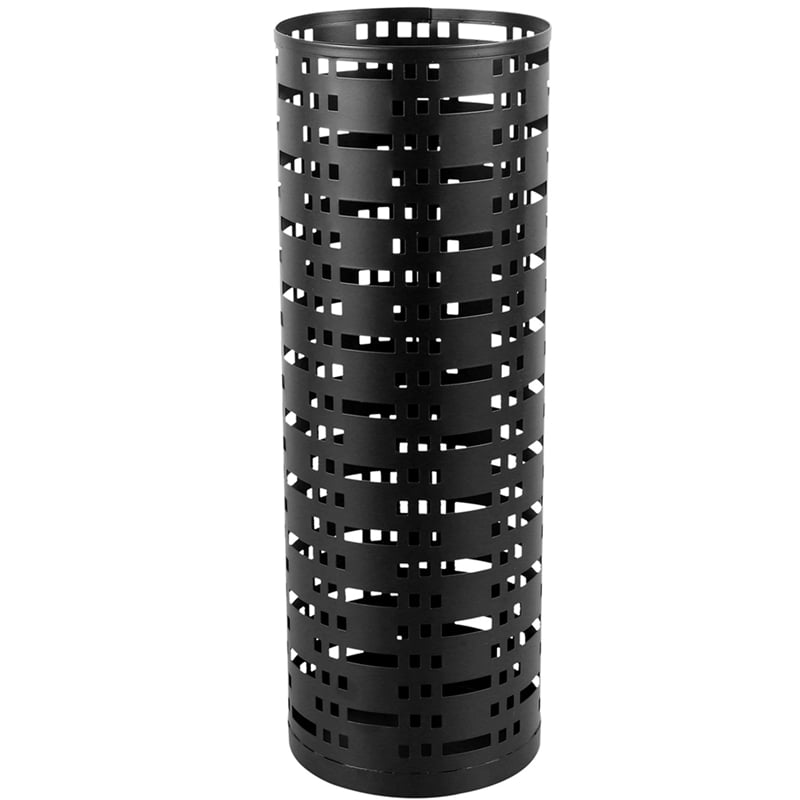 2X Umbrella Storage Rack  Umbrella Standing Holder Box Hollow  Storage Bucket, Black