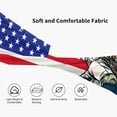 thumbnail image 5 of Rateoe American Astronaut Runs Forward Pattern Sports Headbands ,Moisture Wicking Workout Headband, Sweatband Headbands for Running,Cycling,Yoga,Hairband for Women and Men, 5 of 9