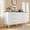 Rustic White, variant on Noelse 6 Drawer Dresser for Bedroom, Chest of Drawers with Metal Handles and 6 Deep Drawers, TV Stand for Nursery, Living Room, Entryway, White