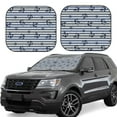 thumbnail image 2 of Uemuo Anchors And Steering Wheel Printed 2 PCS Car Windshield Sun Shade, Auto Sun Heat and UV Rays Blocker, Foldable Automotive Front Window Sunshade Protector, 2 of 7