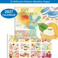 thumbnail image 5 of Calendar,Annual Calendar,Monthly Planning Calendar,Home Office Desk and Wall Calendar 16.54*11.69IN, 5 of 9