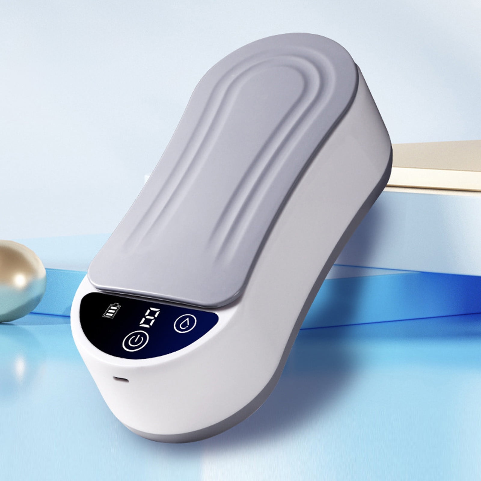 Ultrasonic Portable Jewelry Cleaner for Home and Travel, Deep Cleaning for Rings Glasses Watches Razors Dentures and Tools, USB Rechargeable Multipurpose Cleaner
