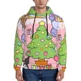 thumbnail image 2 of Lsque Sanrio Pattern Casual Men's Hoodie,Hooded Sweatshirt with Kangaroo Pocket,Pullover Hoodie-XX-Large, 2 of 8
