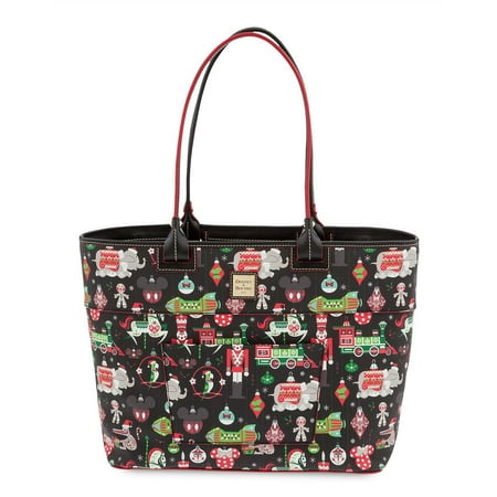 Holiday Shopper - Disney Parks Holiday Christmas Shopper Tote by Dooney & Bourke New with Tags
