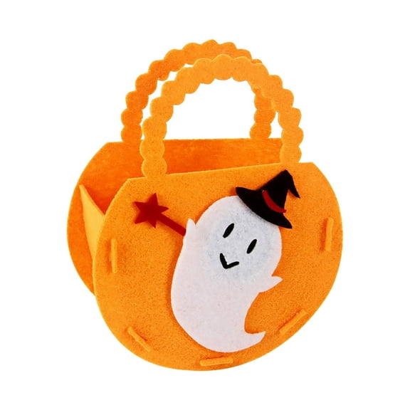 Chmadoxn Halloween Pumpkin Bucket O Lantern Candy Basket Halloween Party Supplies Pumpkin Goodie Bags Pails with Handle