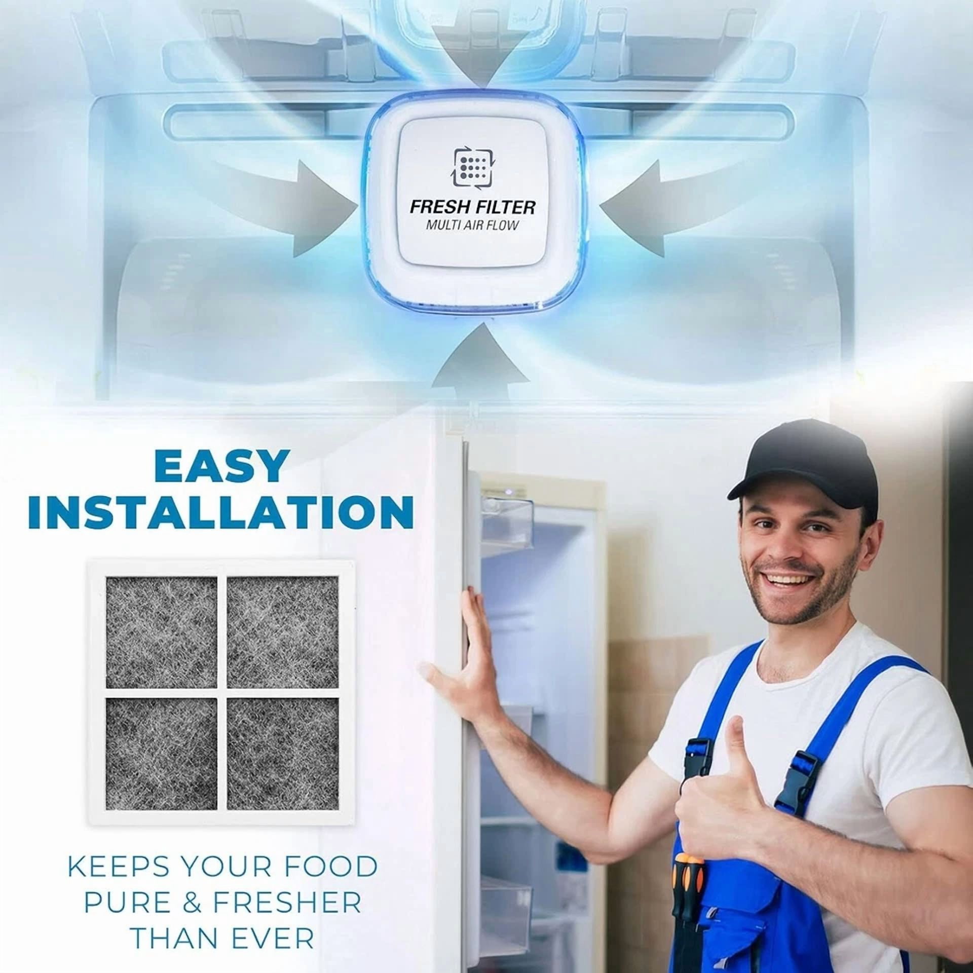 (2 Pack) For Lg Adq73214404 Refrigerator Air Filter (Lt120F)