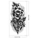 thumbnail image 3 of Tatuajes Temporales Wdftyju 6 uds flor hierba león tigre impermeable Libre de BPA, 3 of 3