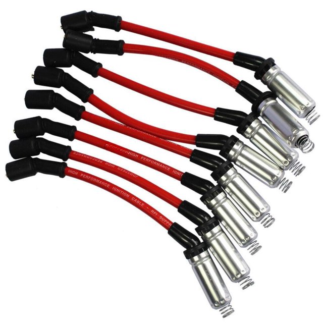 8 Pcs Fils d'Allumage Conçus 30cm pour Moteurs à Puissance Maximale Pièces de Réparation
