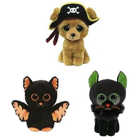 TY Beanie Boos - SET of 3 Halloween 2022 Releases (6 inch)(Oleander, Rowan & Mortimer)
