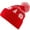Red, variant on Xfvqtps Unisex Men and Women Beanie Knitted Christmas Tree Snowflake Print Plush Pompom Stretch Soft Windproof Coldproof Warm Outdoor Winter Skull Cap Green