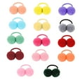 thumbnail image 4 of KONTONTY 14 Pcs Small Hair Balls Hair Ties for Birthdays Baby Girl 3.5X3.5X0.7CM, 4 of 8
