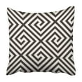 thumbnail image 1 of BSDHOME Geometric Modern Stylish Greek Pattern Monochrome Swatch With Meander Graphic Abstract Pillowcase Cover 16x16 inch, 1 of 1
