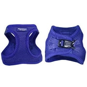 Angle View: Downtown Pet Supply No Pull, Step in Adjustable Dog Harness with Padded Vest, Easy to Put on Small, Medium and Large Dogs (Blue, M)