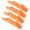 Orange, variant on POPETPOP 4Pcs Orange Tool Hooks Hangers Wall Mount Bracket for Caliper and Micrometer Storage