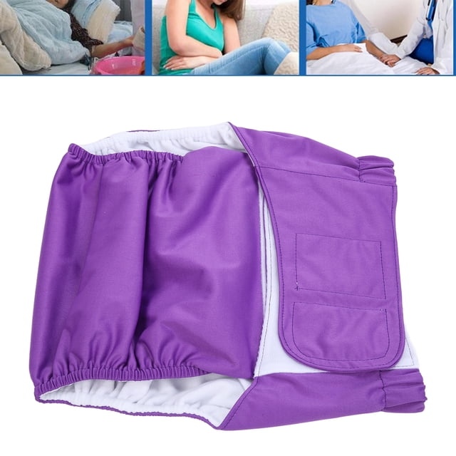 Pañal de Tela para Adultos ANGGREK Transpirable Buena Absorción Reutilizable Cómodo