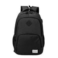 thumbnail image 1 of Mochila para computadora portátil de 16 pulgadas, mochila escolar para niños y adolescentes, mochila de trabajo (negra, 16 pulgadas), 1 of 5