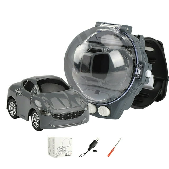 Toys Baby 2022 New Mini Remote Control Car Watch Toys Watch Car Toys 2.4 GHz Racing Car Watch With USB Charging Cartoon RC Small Car Gift For Boys And Girls