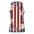 thumbnail image 5 of Red White and Blue Tank Top for Men Memorial Day Tank Tops for Men Red White and Blue Tank Tops 4th of July Top Men's Independence Day Printing Round Neck Regular Casual Sports Tank Blouses, 5 of 5