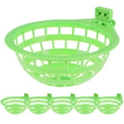 Bird Nests for Cages Relaxing Basin Parakeet Birdcage Pigeon Coop Plastic 12 Pcs