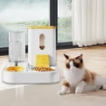 thumbnail image 1 of Comedero y dispensador de agua para mascotas Salvador fuente de agua automática desmontable para perros y conejos pequeños y medianos Amarillo, 1 of 10