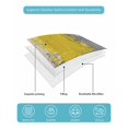 thumbnail image 5 of Quilts Twin-XL Size Bedding Set, Yellow Cement Gray Lightweight Quilted Comforter, Modern Abstract Art Yellow Soft Reversible Bedspread Coverlet with Pillow Covers for All Season, 68" x 98", 5 of 7