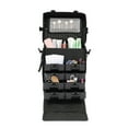 thumbnail image 4 of TFCFL Makeup Train Case Professional Rolling Cosmetic Storage Case & Drawers Travel Trolley Black, 4 of 17