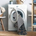 thumbnail image 3 of Linon Home Décor Washable Larson Area Rug or Runner Collection, Navy and Ivory, 5' x 7', 3 of 13
