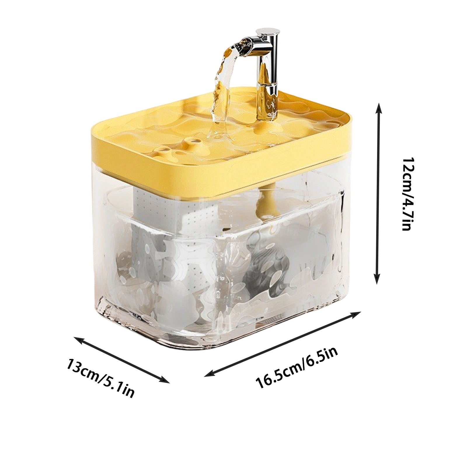 Cat Water Fountain Stainless Steel with Sensor 108oz 3.2L Battery Operated Cordless Automatic Water Dispenser Quiet Pump BPA-Free Automatic Cat for Drinking, Easy Clean for Cats Dogs Pets