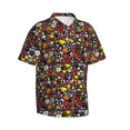 thumbnail image 2 of Daiia Spring And Summer Flowers Hawaiian Shirt for Men Gentle Cotton Regular Short Sleeve Casual-3X-Large, 2 of 9