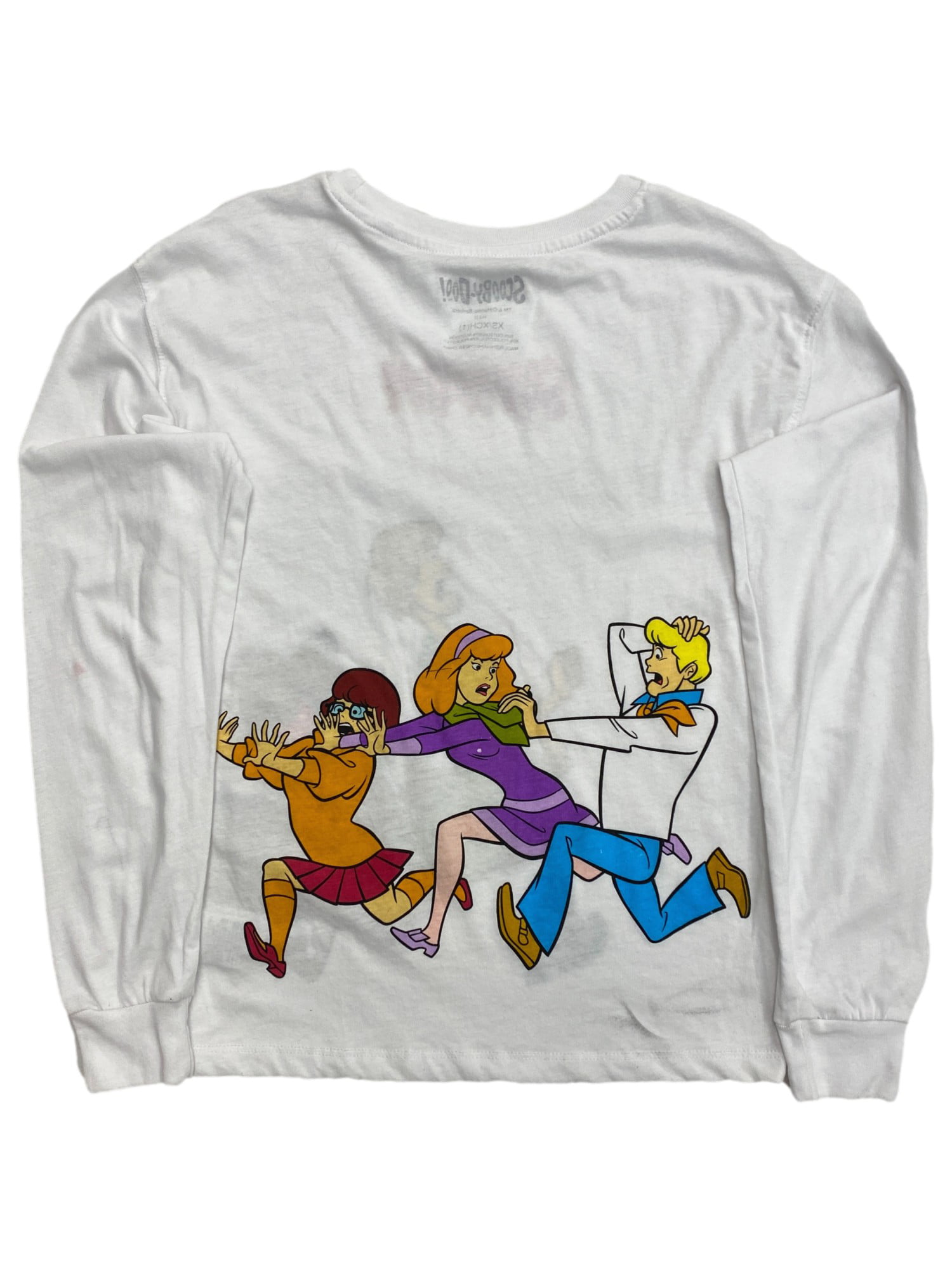 Scooby-Doo Womens (Juniors) Mint & White 2pc T-Shirt Tee Shirt Set Large