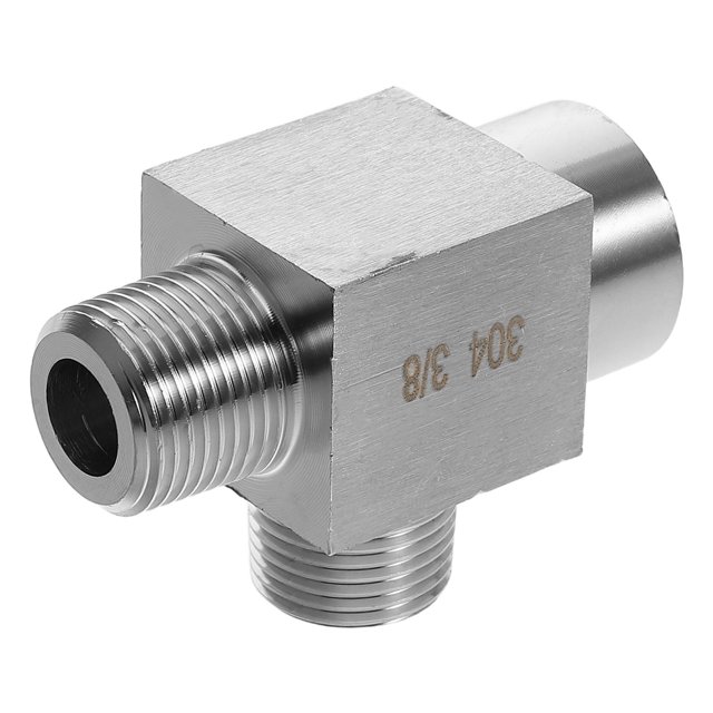 ADDHAT Accesorio En T De Acero Inoxidable Para Instalación De Tuberías Y Muebles Con Y Resistente