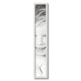 thumbnail image 2 of ArtToFrames 5" x 31" White Square Star Emboss Picture Frame, 5x31 inch White Wood Poster Frame (WOM-5125),  Pack, 2 of 7