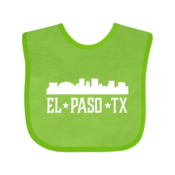 Inktastic El Paso Texas Skyline TX Cities Boys or Girls Baby Bib