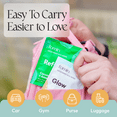 thumbnail image 4 of FOMIN Travel Deodorant Wipes - 15 Count - Glowing Coconut and Vanilla - pH Balanced, Hypoallergenic Mini Deodorant Wipes For Women and Men - Plastic-Free, Individually Wrapped Underarm & Body Wipes, 4 of 6