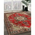 thumbnail image 3 of Ahgly Company Machine Washable Indoor Rectangle Traditional Tomato Red Area Rugs, 4' x 6', 3 of 7
