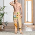 thumbnail image 2 of Susaid Scandinavian Style Hygge Print Mens Pajama Pants Set Sleep & Lounge Pants, PJ Bottoms with Pockets and Button Fly-X-Large, 2 of 6
