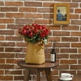 thumbnail image 4 of Artificial Roses Flowers Fake Silk Rose Bouquet 12 Heads 2 Packs of Realistic Blossom Roses for Home Wedding Party Floral Decoration Table Centerpieces, Black, 4 of 5